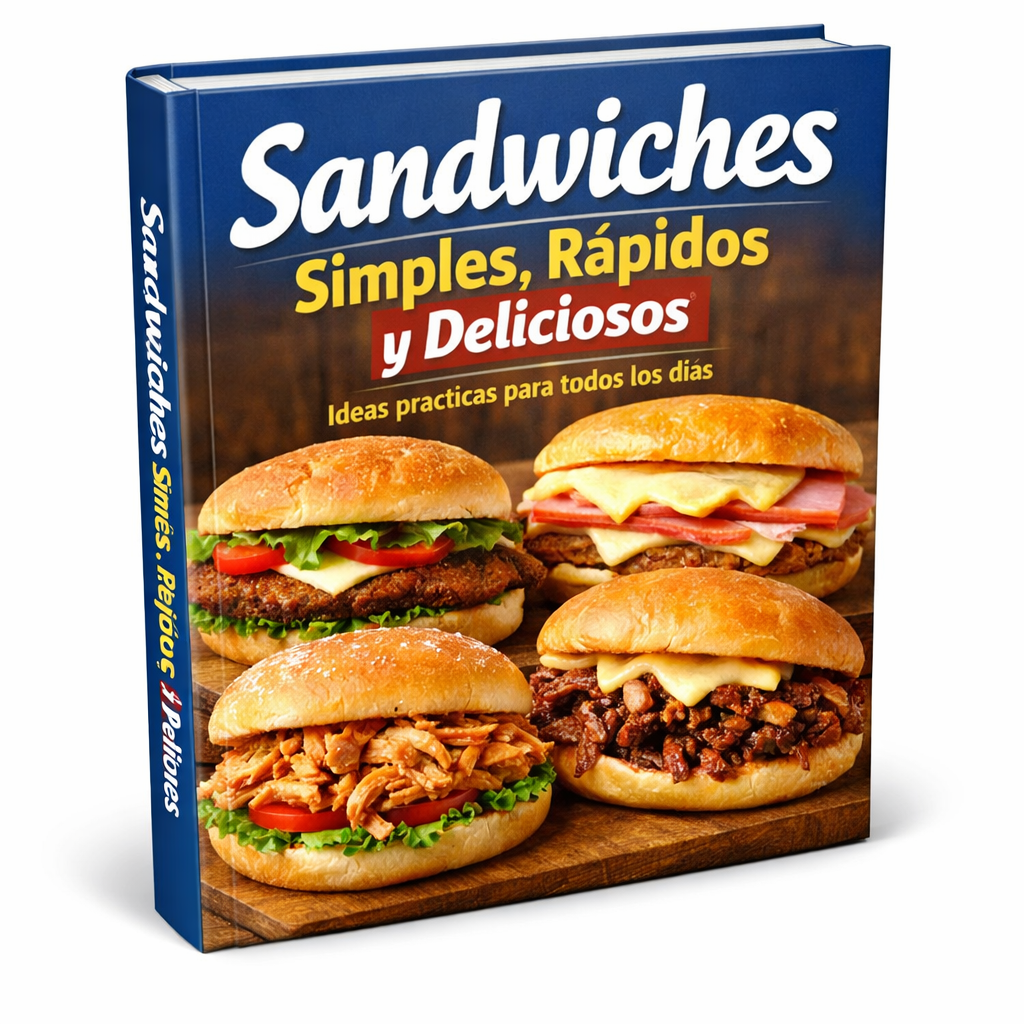 Sandwiches Simples Rapidos y Deliciosos +50 Recetas