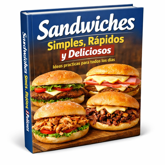 Sandwiches Simples Rapidos y Deliciosos +50 Recetas